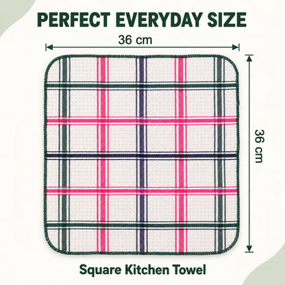 Square dish cloth dimensions 36 by 36 cm