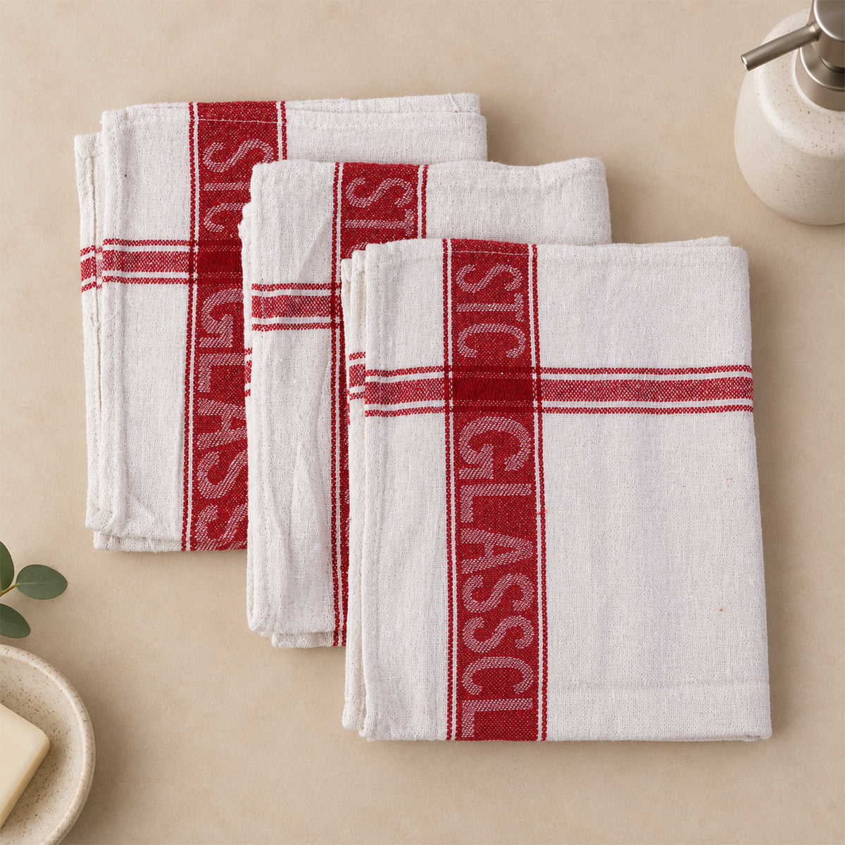 Soft cotton hand towels for kitchen use