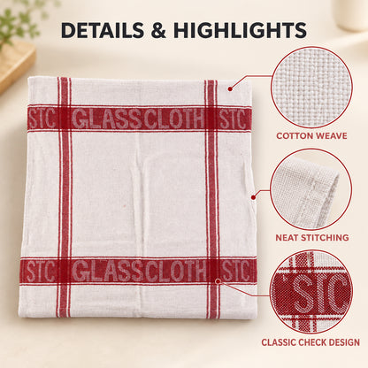 Pack of three soft cotton hand towels