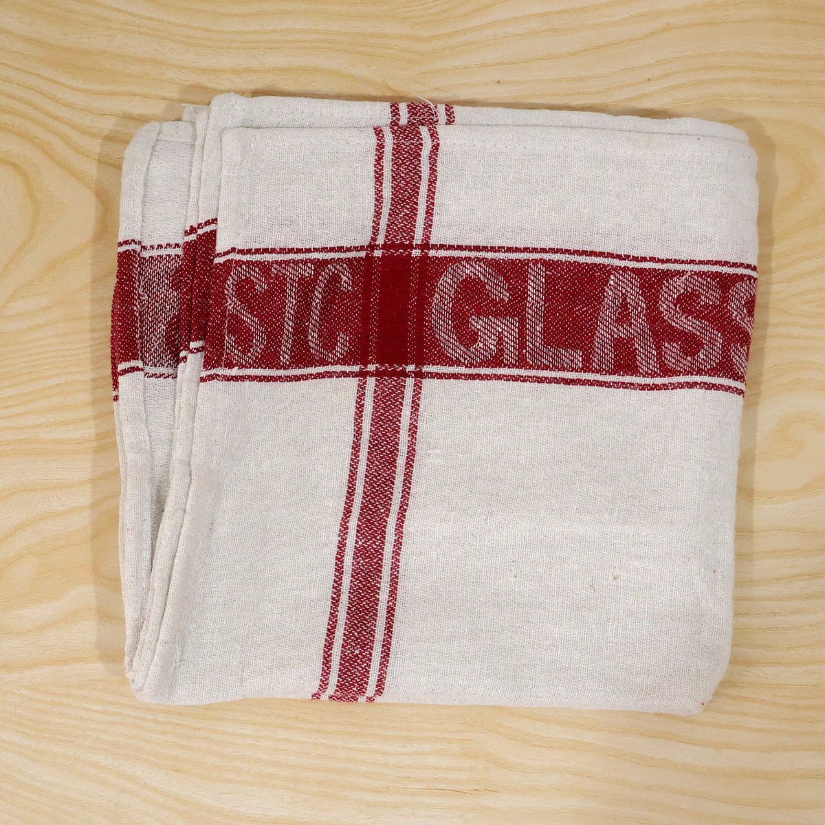 Folded cotton hand towels raw product view