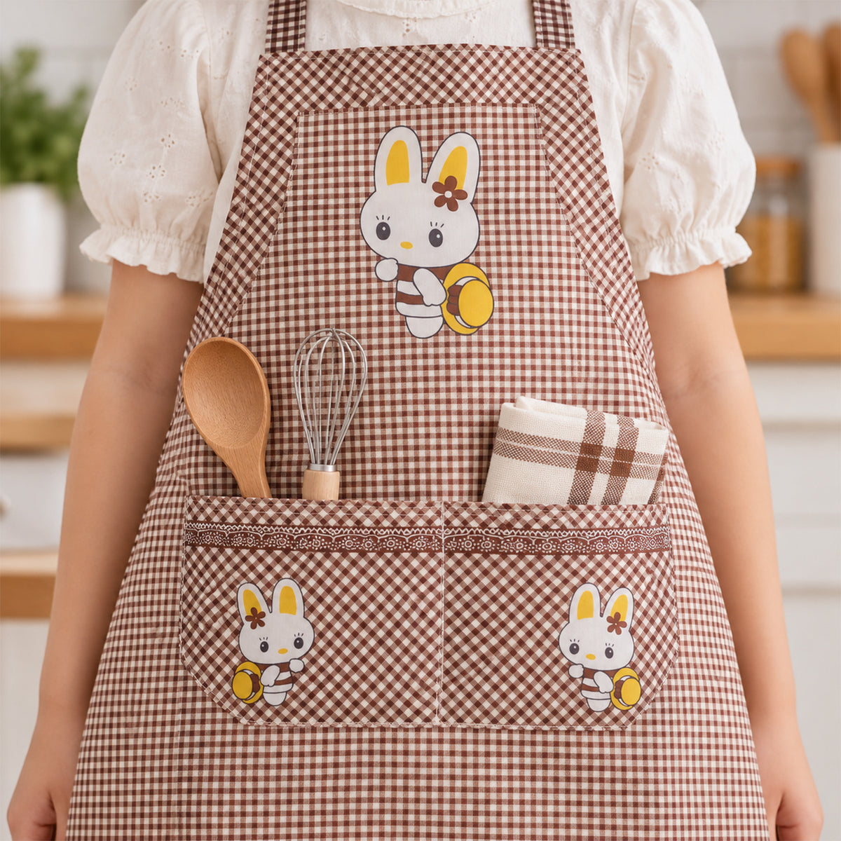 Cartoon cooking apron lifestyle use