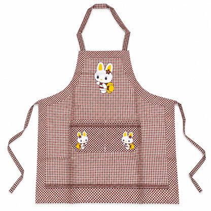 Kitchen cooking apron hanging view