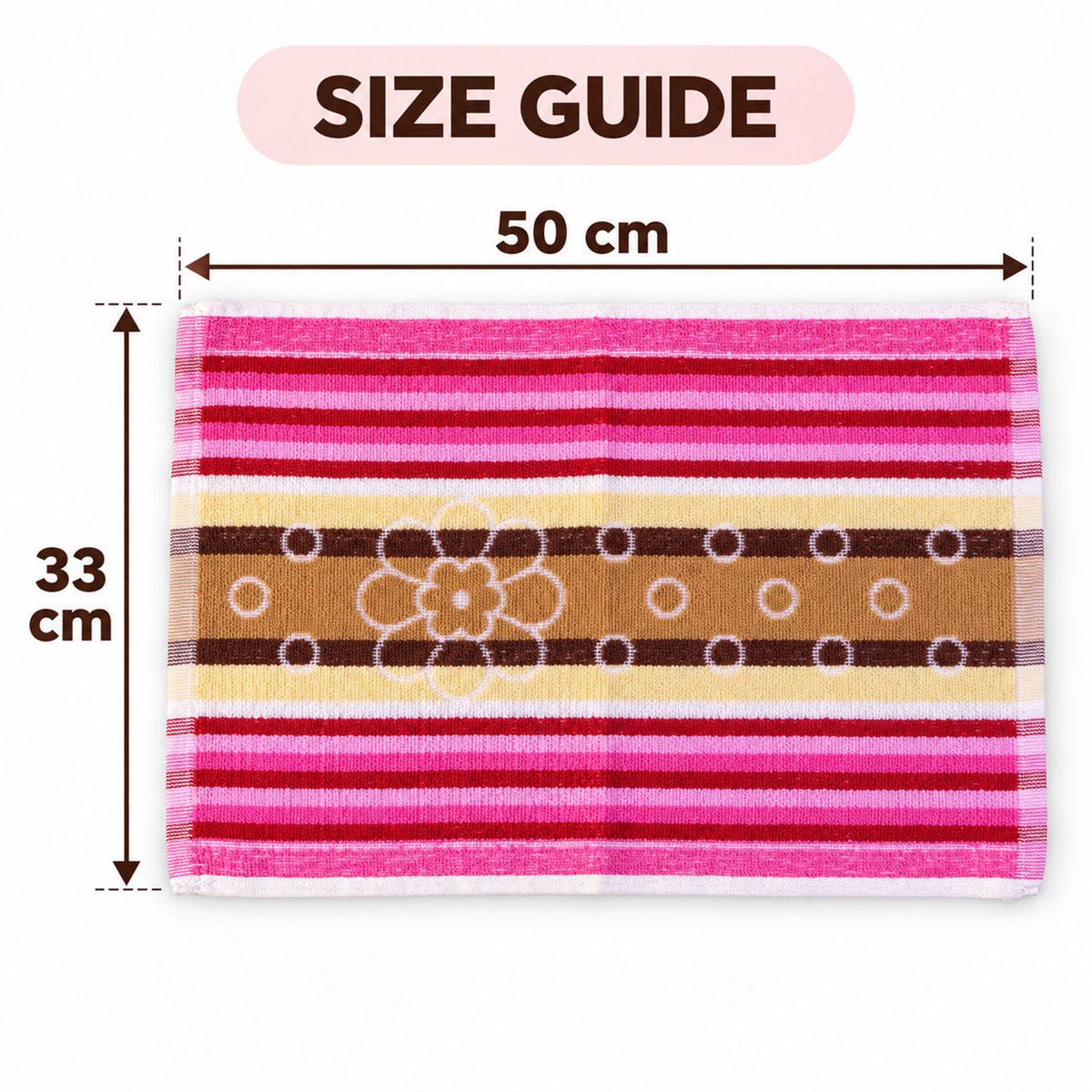 Cleaning cloth dimensions 50 by 33 cm