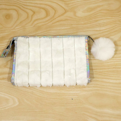 Actual photograph of pouch in plastic packaging