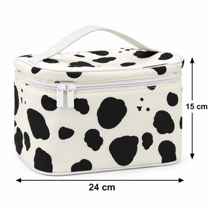 Cosmetic pouch dimensions 24 cm wide and 15 cm high