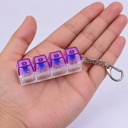 Keyboard switch keychain white bg