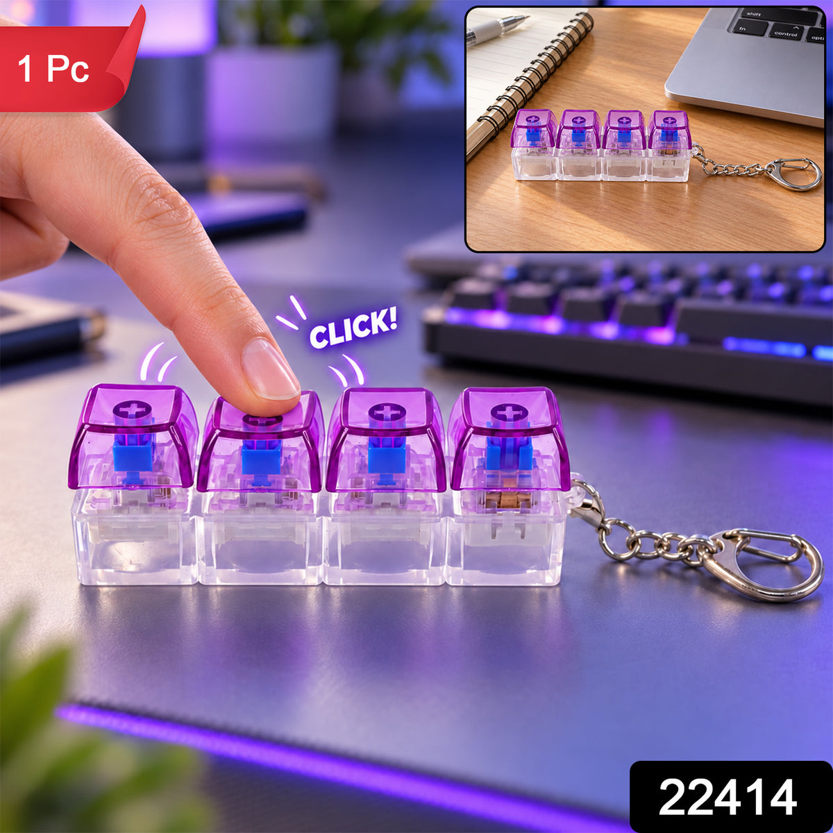 Keyboard switch keychain pack