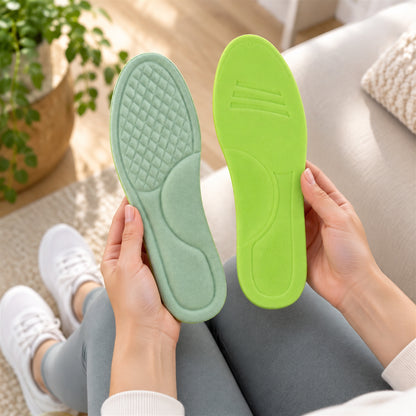 Soft foam shoe insole pair - view 3