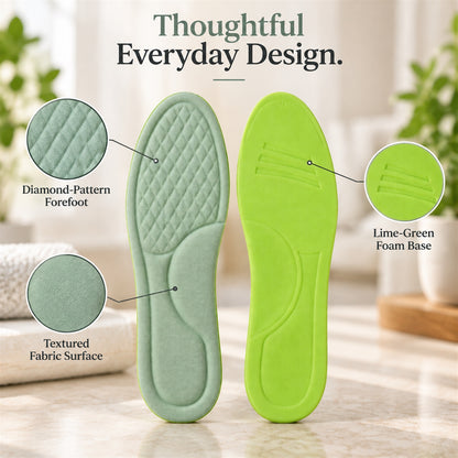Soft foam shoe insole pair - detail view 5