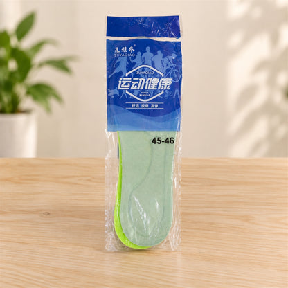 Actual packaged shoe insoles marked size 45-46