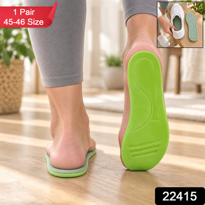 Foam insole pair with product code 22415 and size 45-46 label