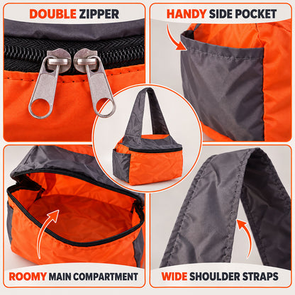 Travel tote carry bag with shoulder straps - view 03