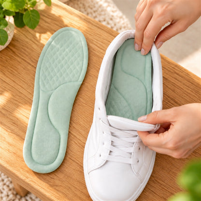 Soft foam shoe insole pair - view 2