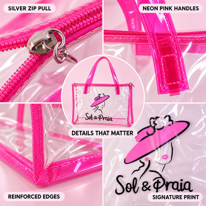 Transparent PVC tote bag details - view 04