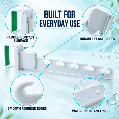 Folding multi slot hanger storage and features - view 09