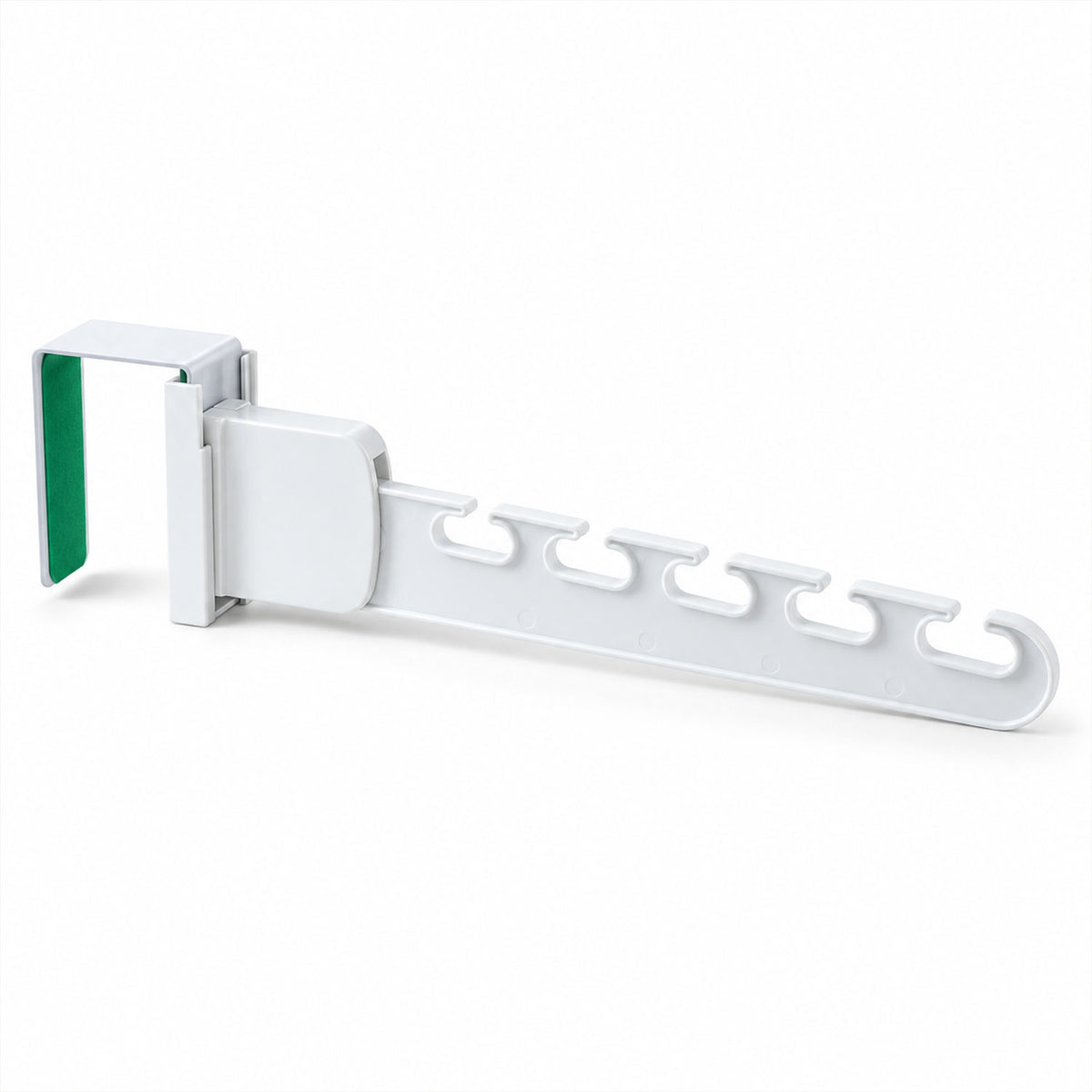 Folding plastic multi slot hanger with over edge mount - view 11