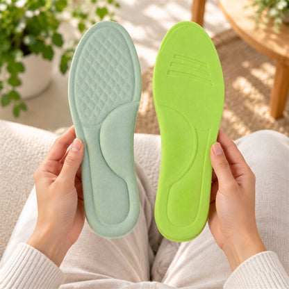 Soft foam shoe insole pair - view 3