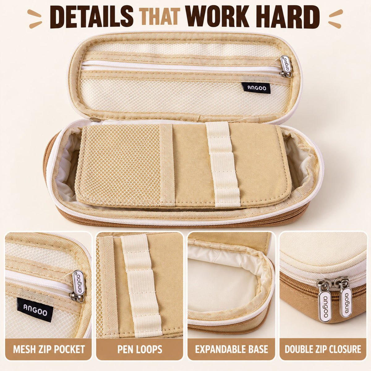 Multipurpose storage zipper pouch - view 02