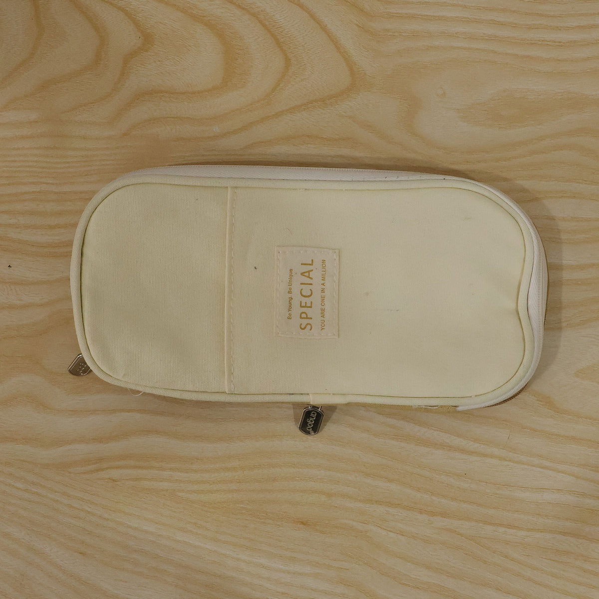 Actual photograph of storage zipper pouch