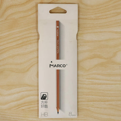 Actual packaged wooden pencil set