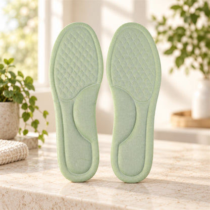 Soft foam shoe insole pair - view 1
