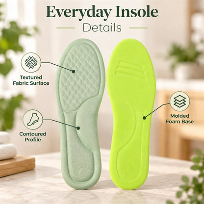 Soft foam shoe insole pair - detail view 5