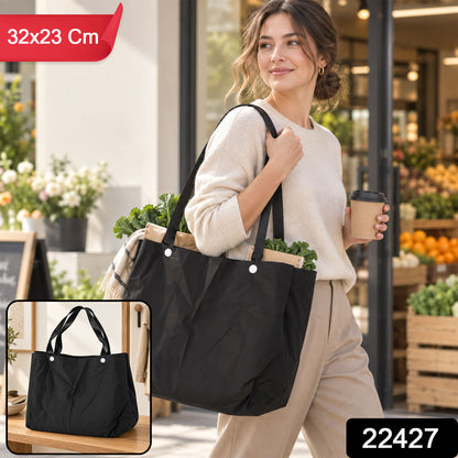 Shopping tote bag with product code 22427 and 32x23 Cm label