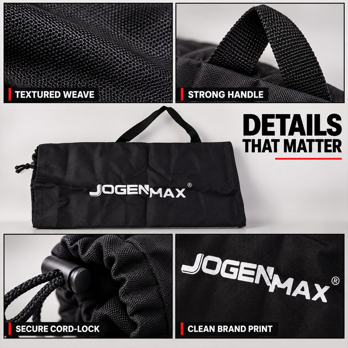 Drawstring sports kit bag features - view 04