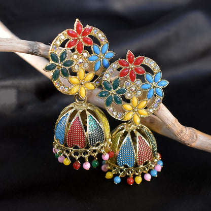 Modern Elegance: Exquisite New-Design Jumka Earrings