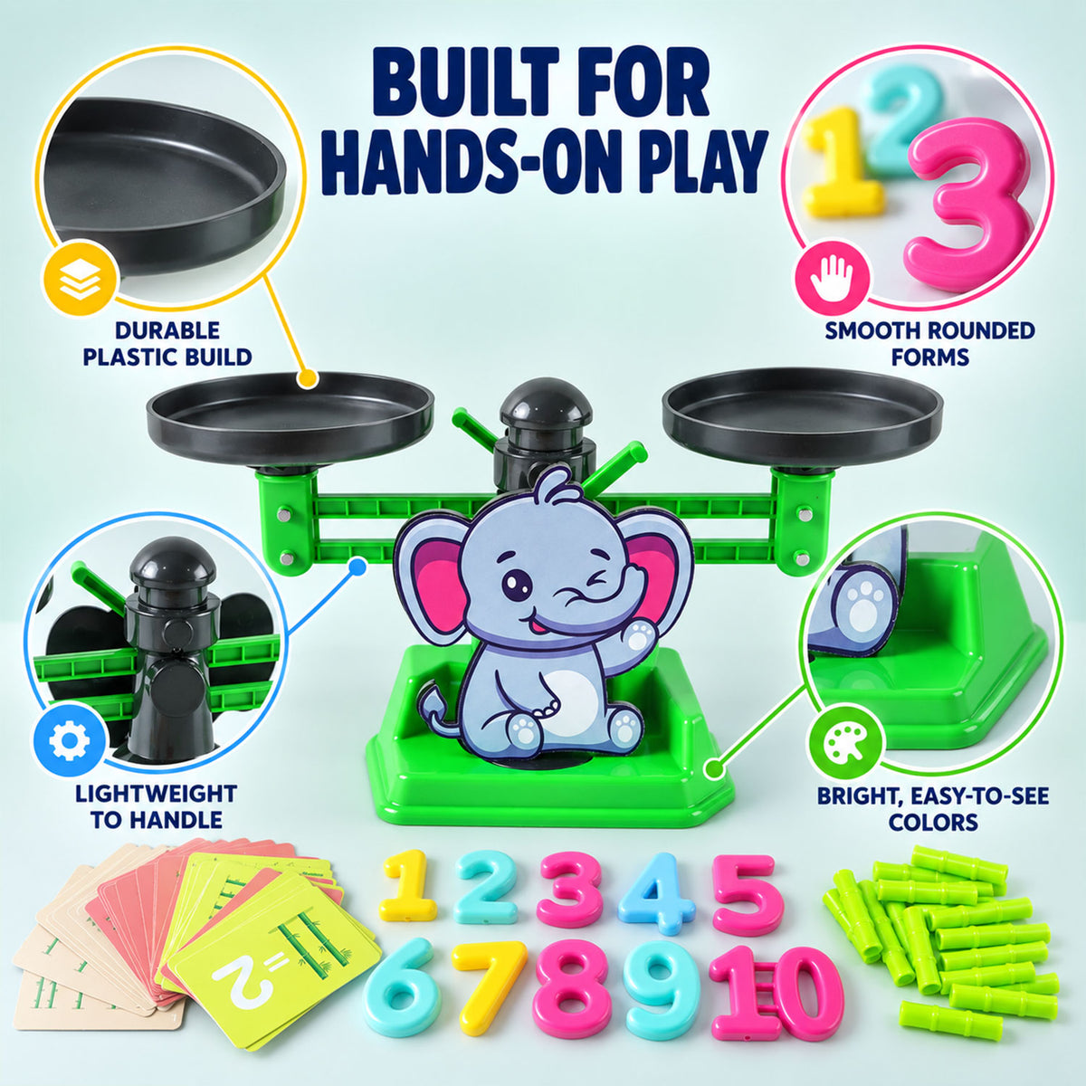 Math balance toy construction details