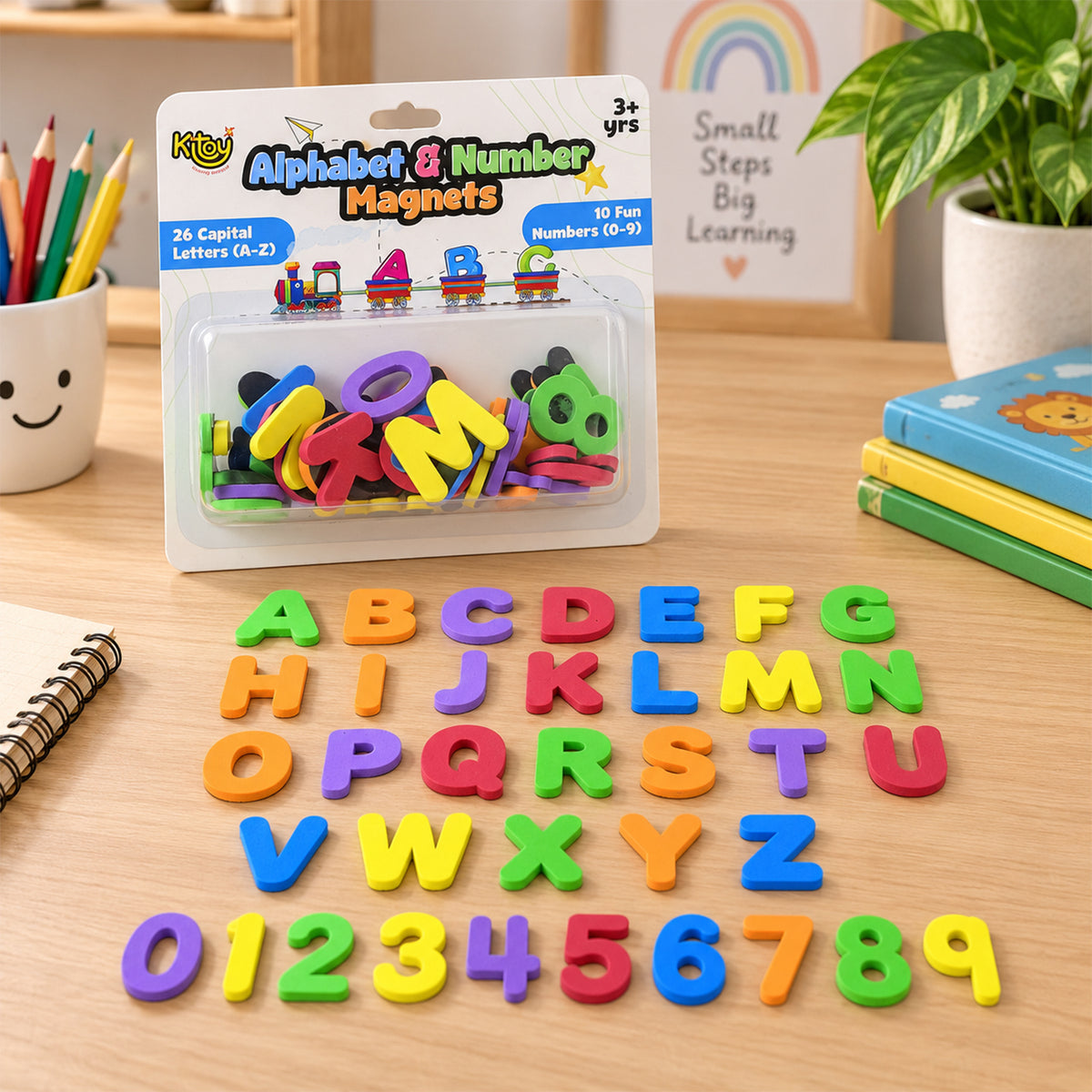 Alphabet and number magnet set details - Alphabet-&-Number-Magnets-04