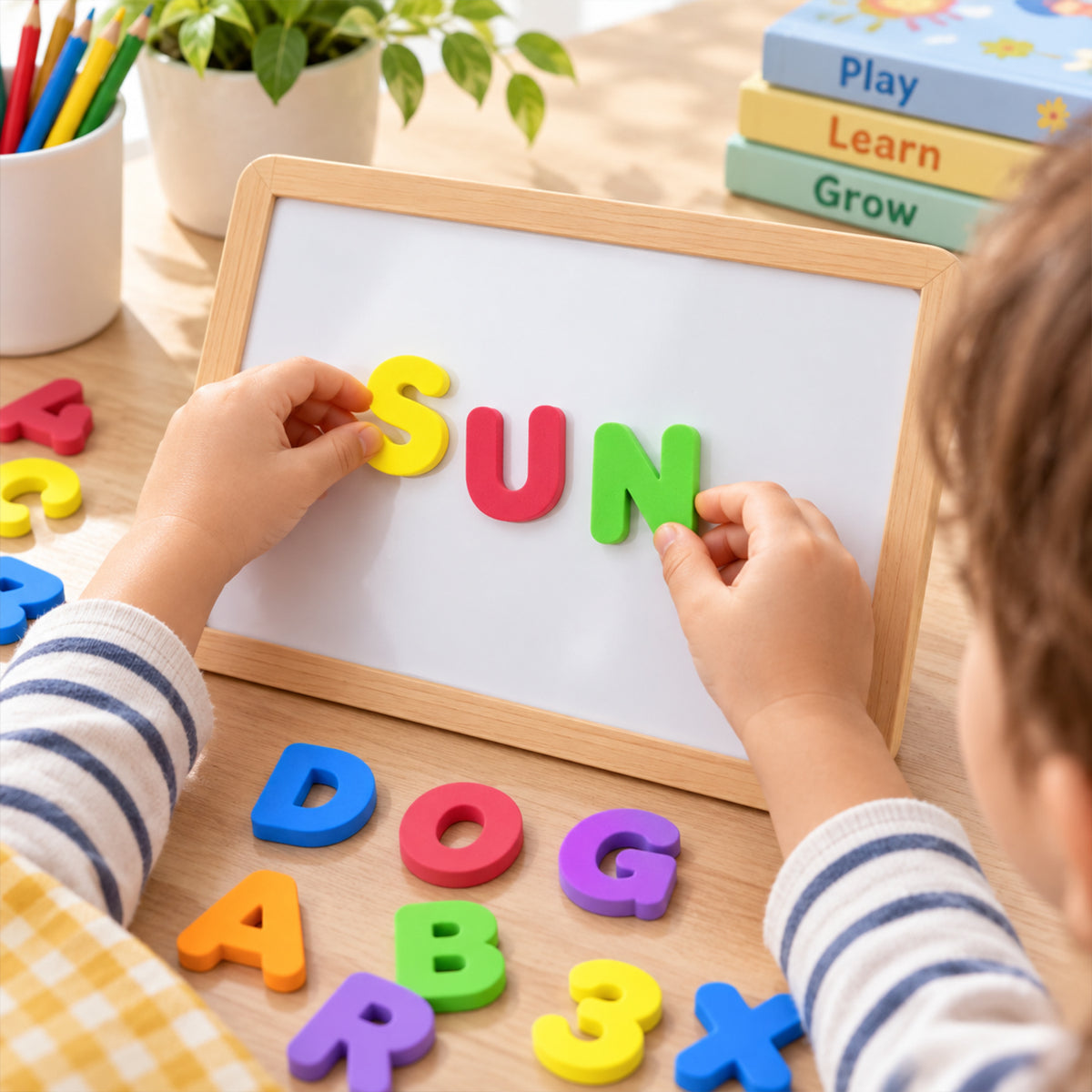 Alphabet and number magnet set details - Alphabet-&-Number-Magnets-06