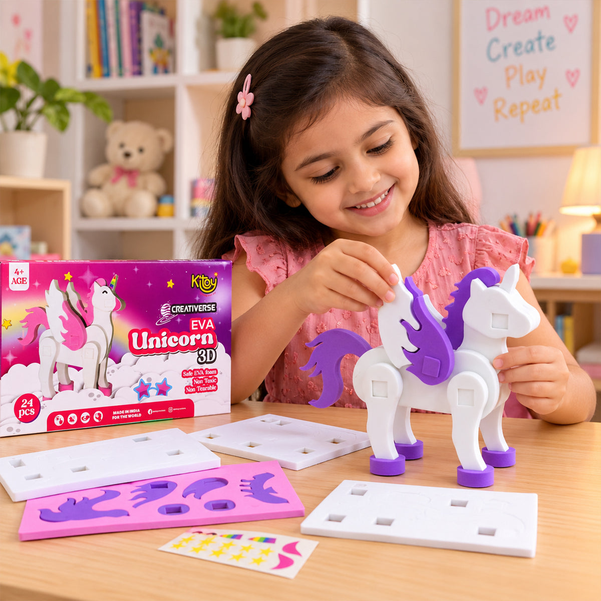 Unicorn model assembly activity