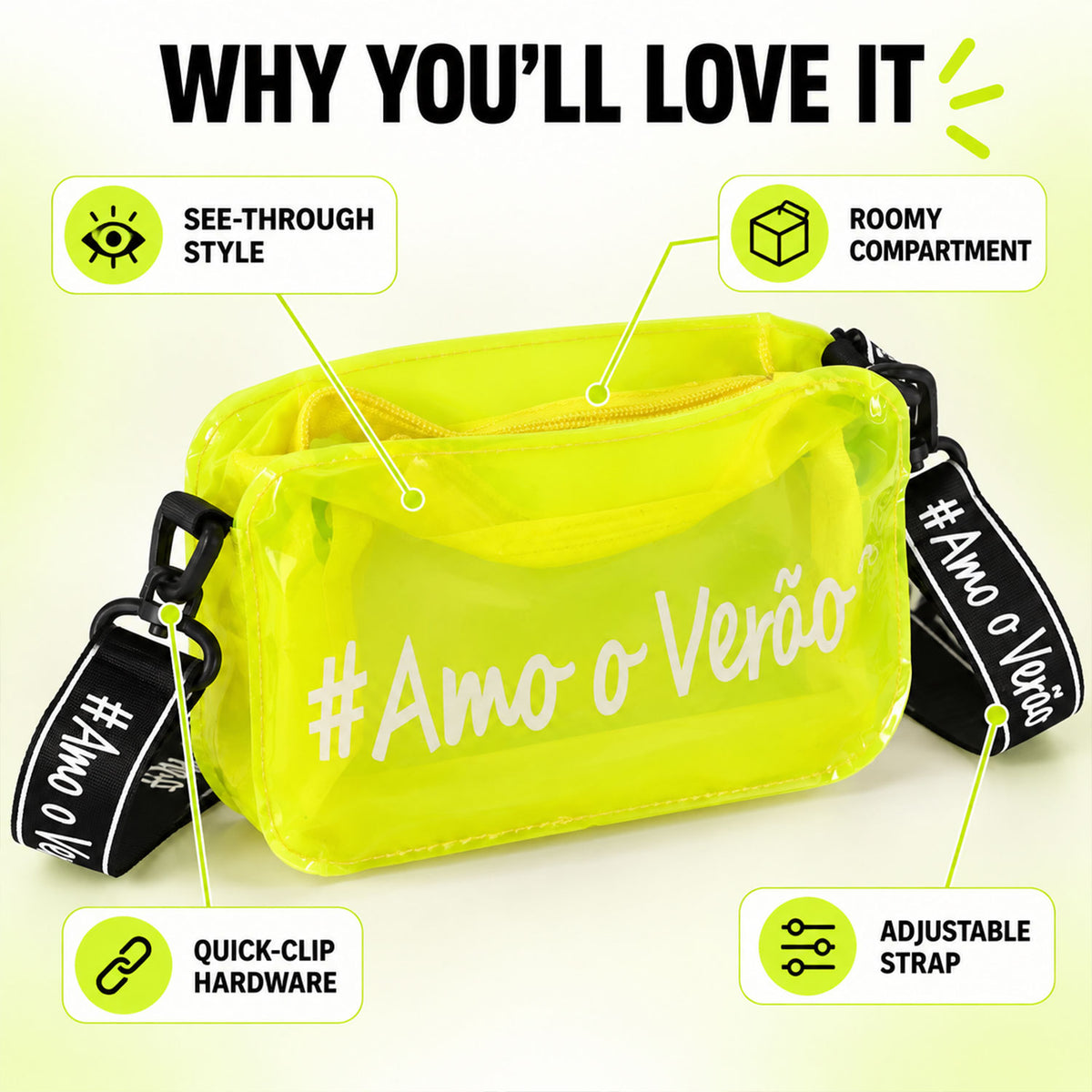Transparent crossbody bag features - view 04