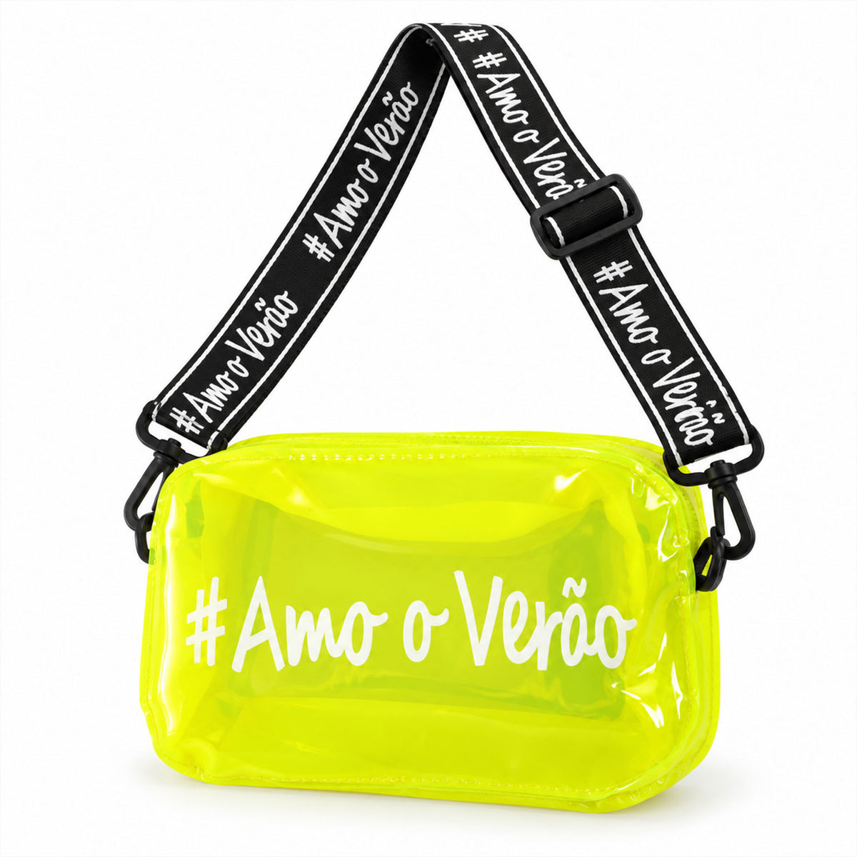 Transparent PVC crossbody bag with detachable strap - view 09