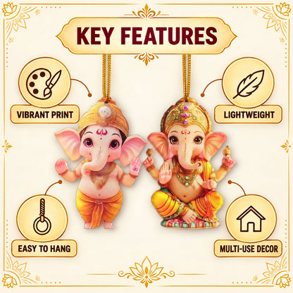 Assorted Ganpati hanging decoration designs