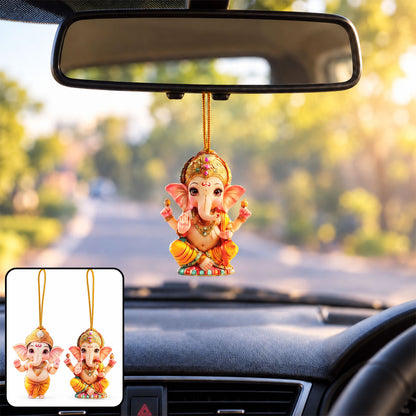 Ganpati hanging display with assorted design preview