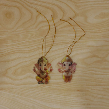 Actual assorted Ganpati hanging decorations