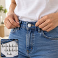 Reusable Metal Magnetic Push Pin Clips for Clothing Fit and Fabric Hold (10 Pc)