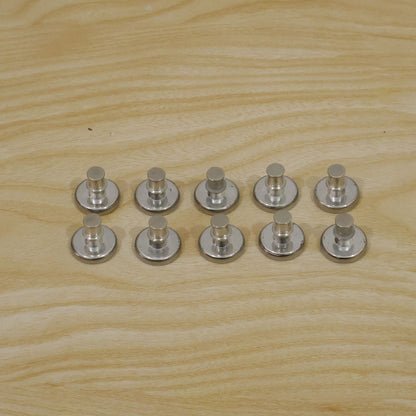 Actual ten piece magnetic push pin clip set