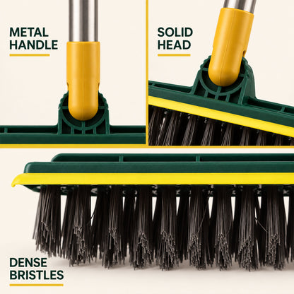Cleaning brush handle and bristle details