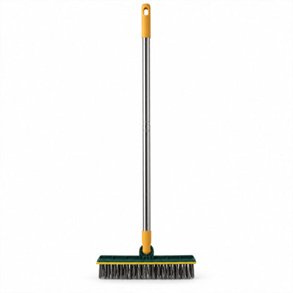 Assembled cleaning brush on white background