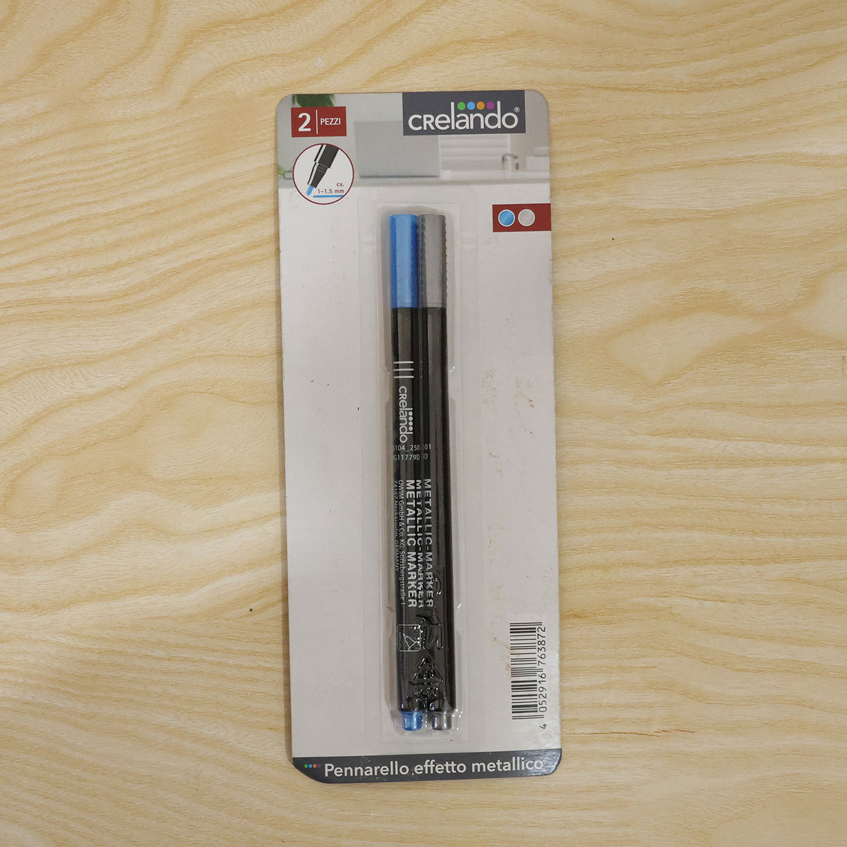 Metallic marker craft use