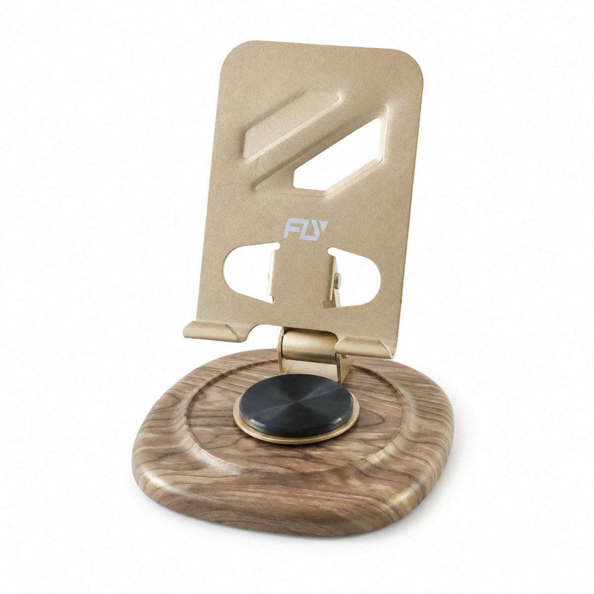 22561_metal_desk_phone_stand_with_pla_bas white