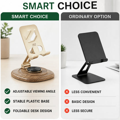 22561_metal_desk_phone_stand_with_pla_bas image-7