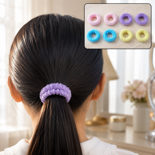 Elastic Hair Bands – Gentle, No Damage Hold for Daily Use