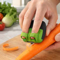 Hand Palm Peeler with Ergonomic Finger Grip for Easy Peeling