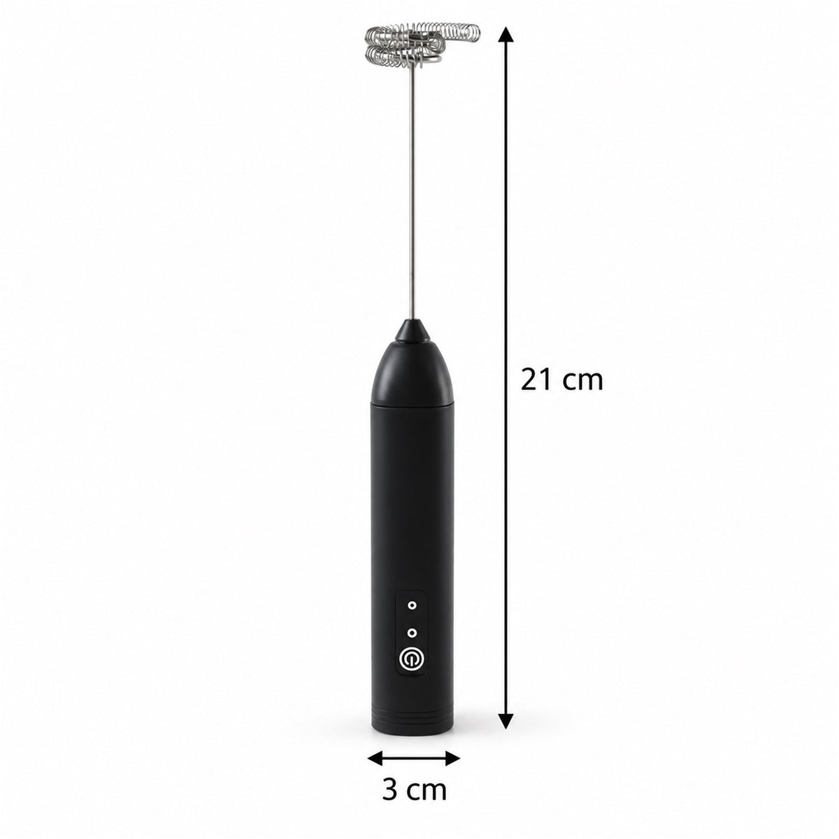 Black Rechargeable Milk Frother