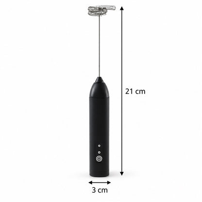 Black Rechargeable Milk Frother