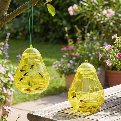 Plastic hanging wasp catcher view 3